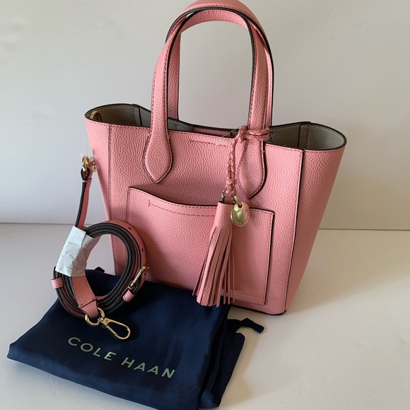 Cole Haan Handbags - Cole Haan Mini Leather Tote Crossbody Handbag